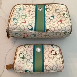 Coach Makeup Bag Set